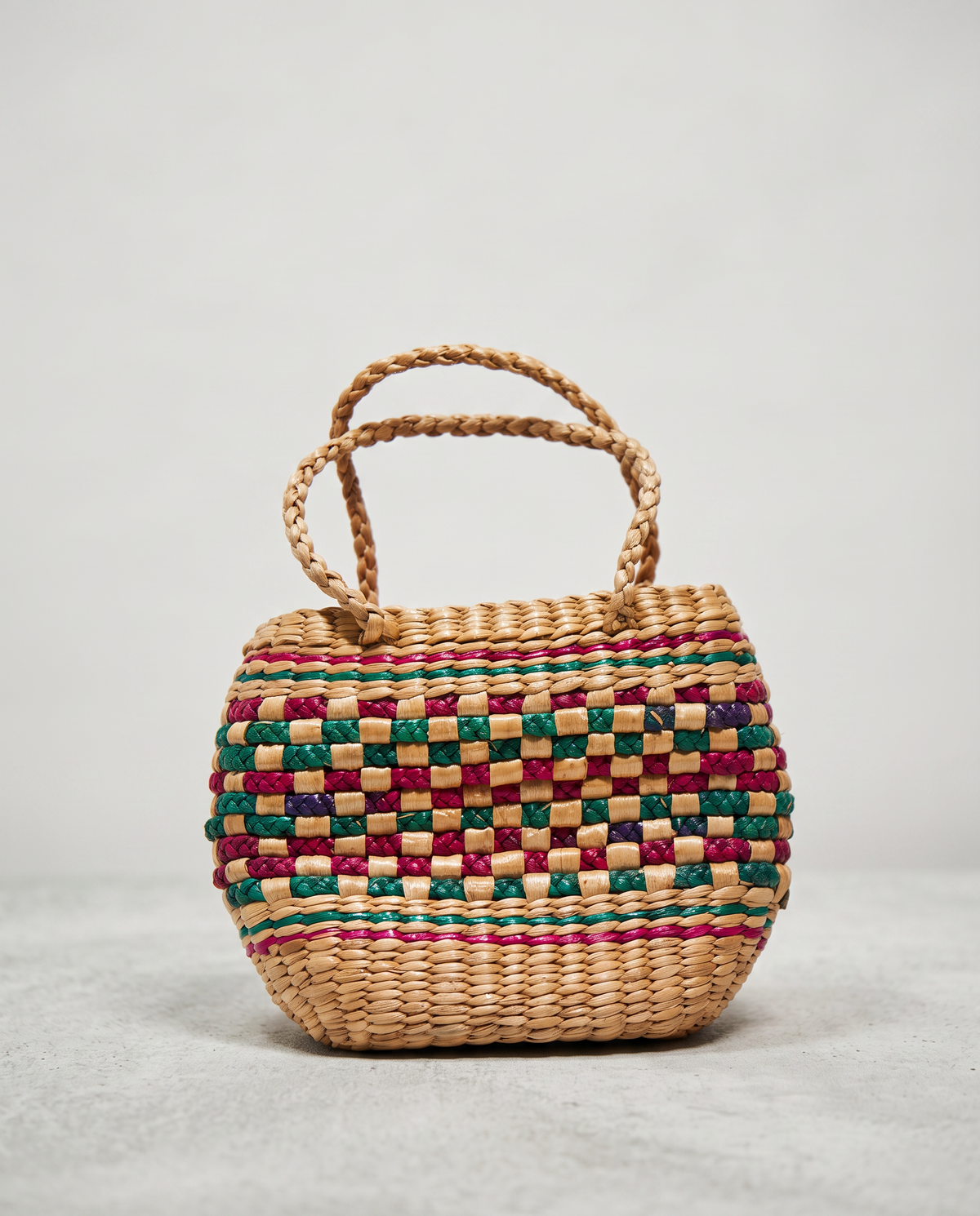 Water Hyacinth Beni Bag — handwoven, Assam